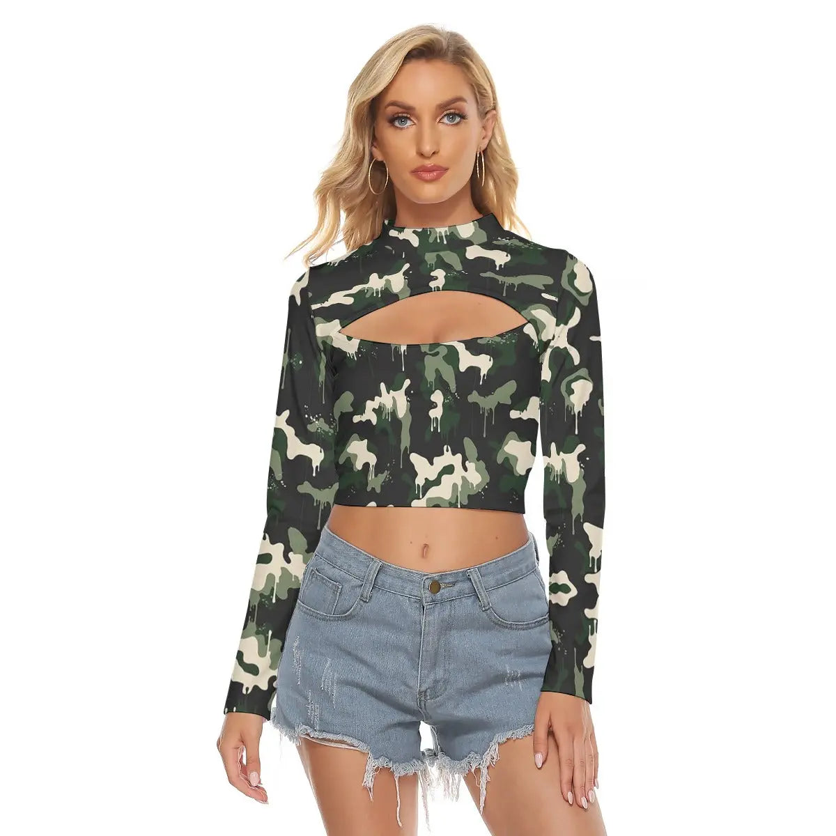 Hollow Chest Crop Top Wixxx