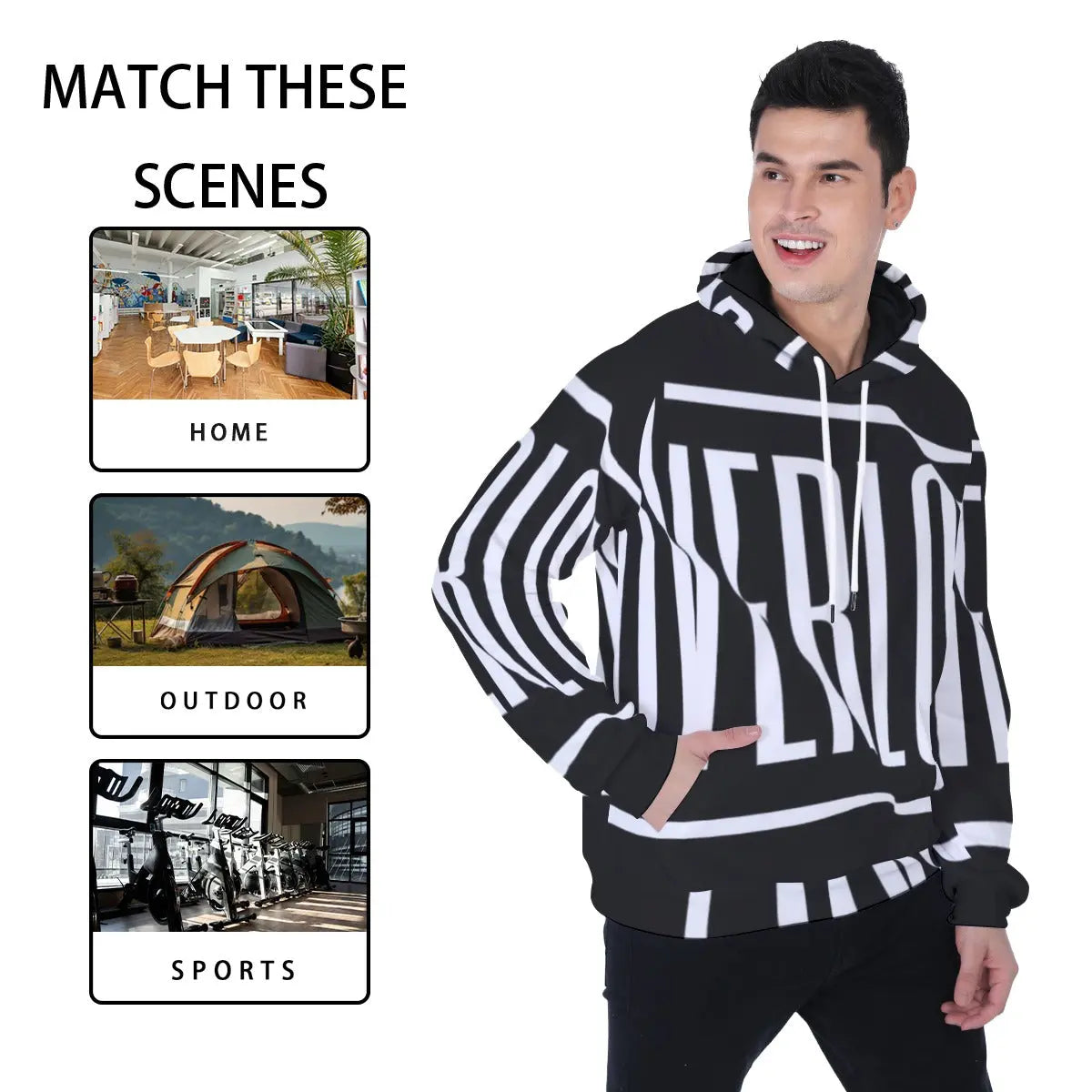 Men's Heavy Fleece Hoodie Wixxx