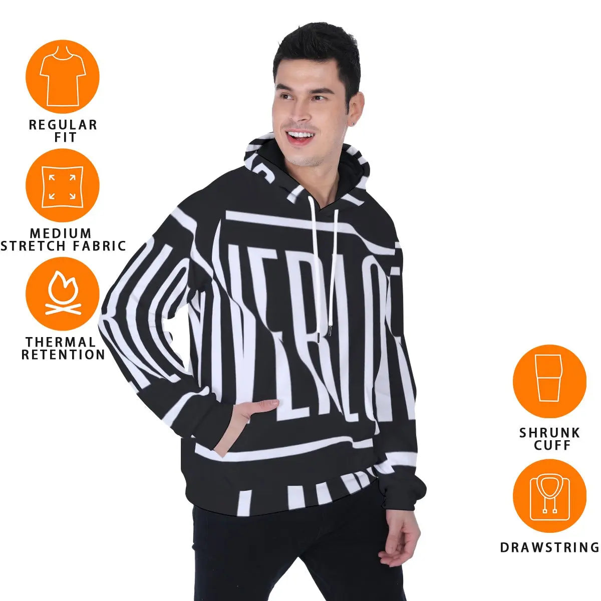 Men's Heavy Fleece Hoodie Wixxx