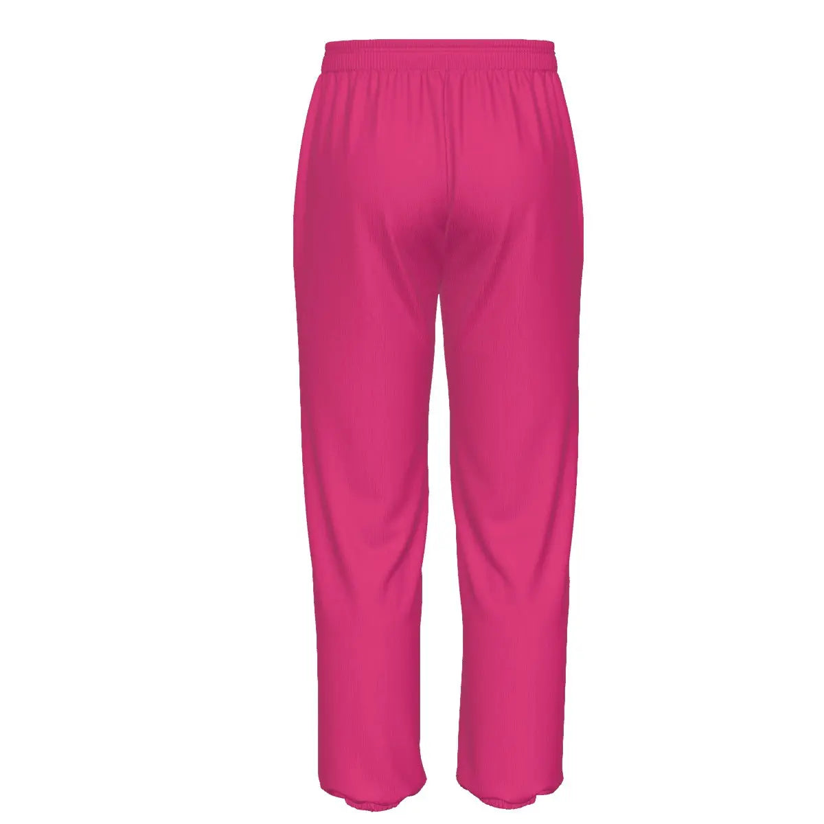 Pink Wixxx Lux cotton tracksuit pants, unisex, elastic waistband, side pockets, breathable fabric, perfect for sports and leisure.