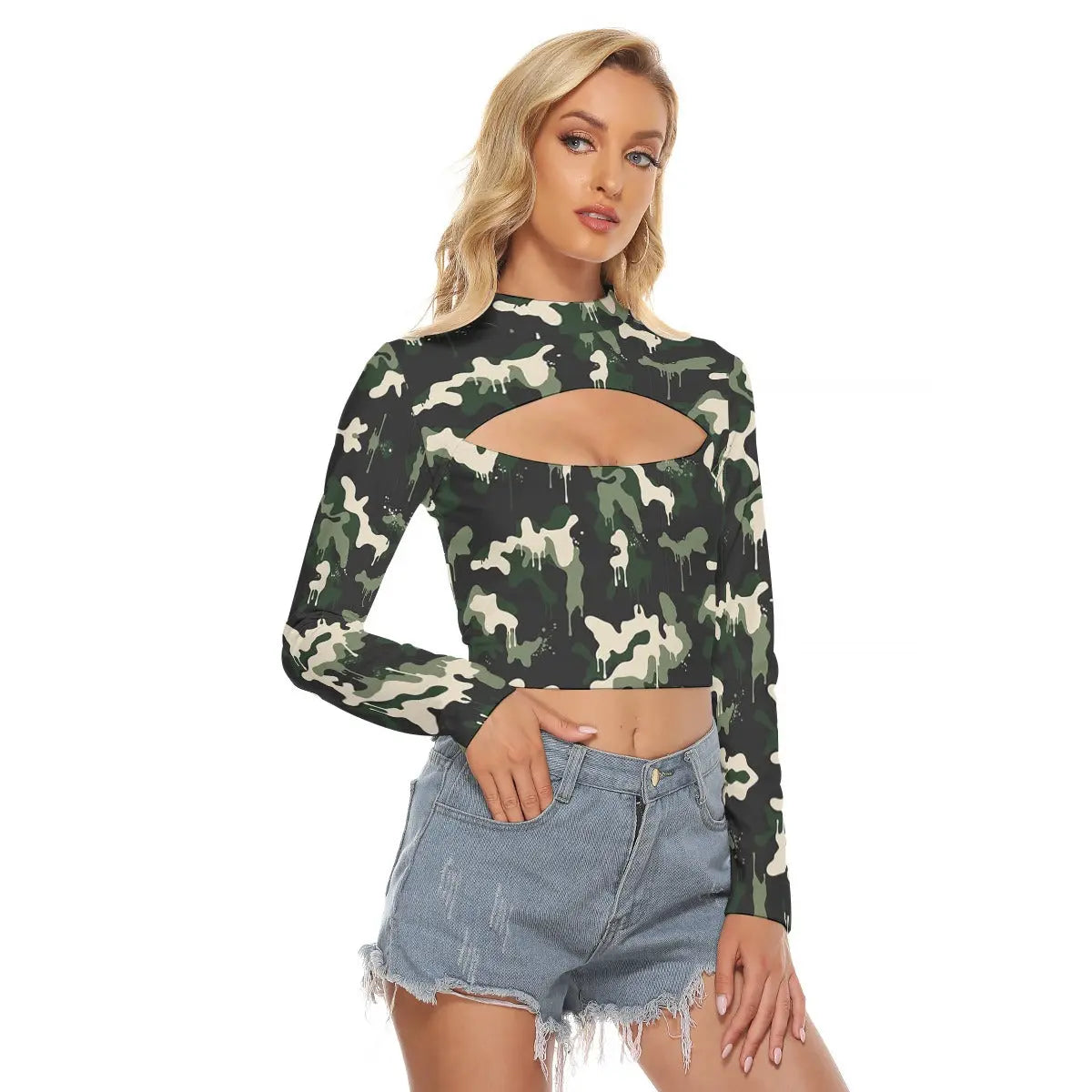 Hollow Chest Crop Top Yoycol