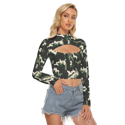 Hollow Chest Crop Top Yoycol