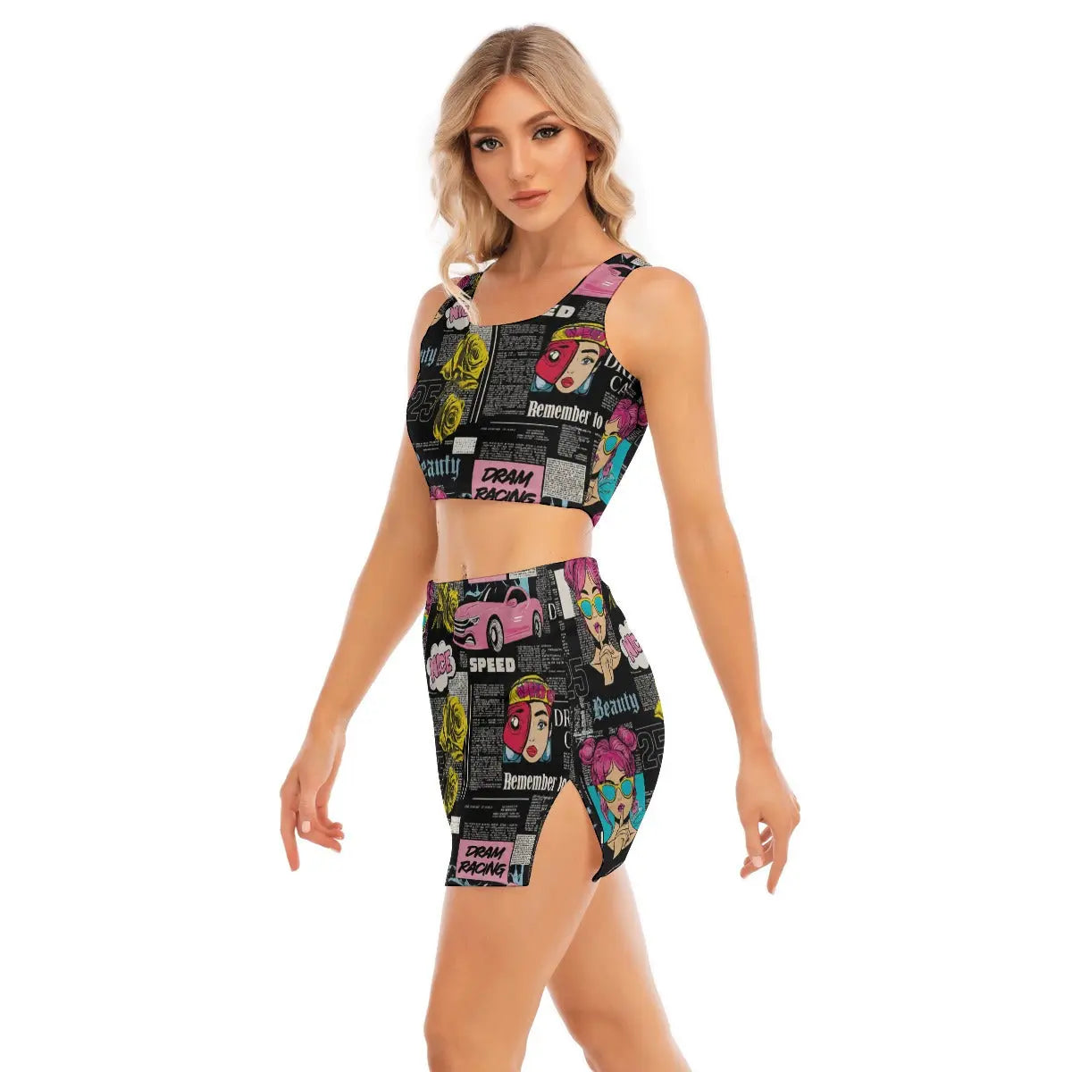 Camisole And Hip Skirt SetClothingApparel & Accessories > Clothing > Outfit Sets