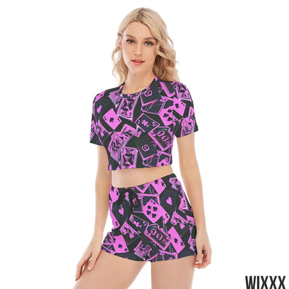 Cropped Tee SetClothingApparel & Accessories > Clothing > Outfit Sets