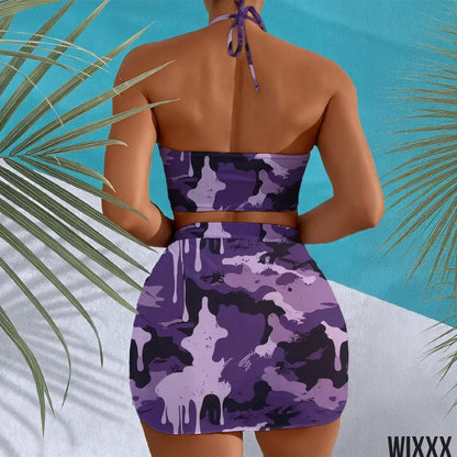 Halter Neck SwimsuitApparel & Accessories > Clothing > Swimwear > Swim Dresses