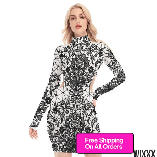 Hollow Hip DressApparel & Accessories > Clothing > Dresses