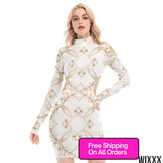 Hollow Hip DressApparel & Accessories > Clothing > Dresses