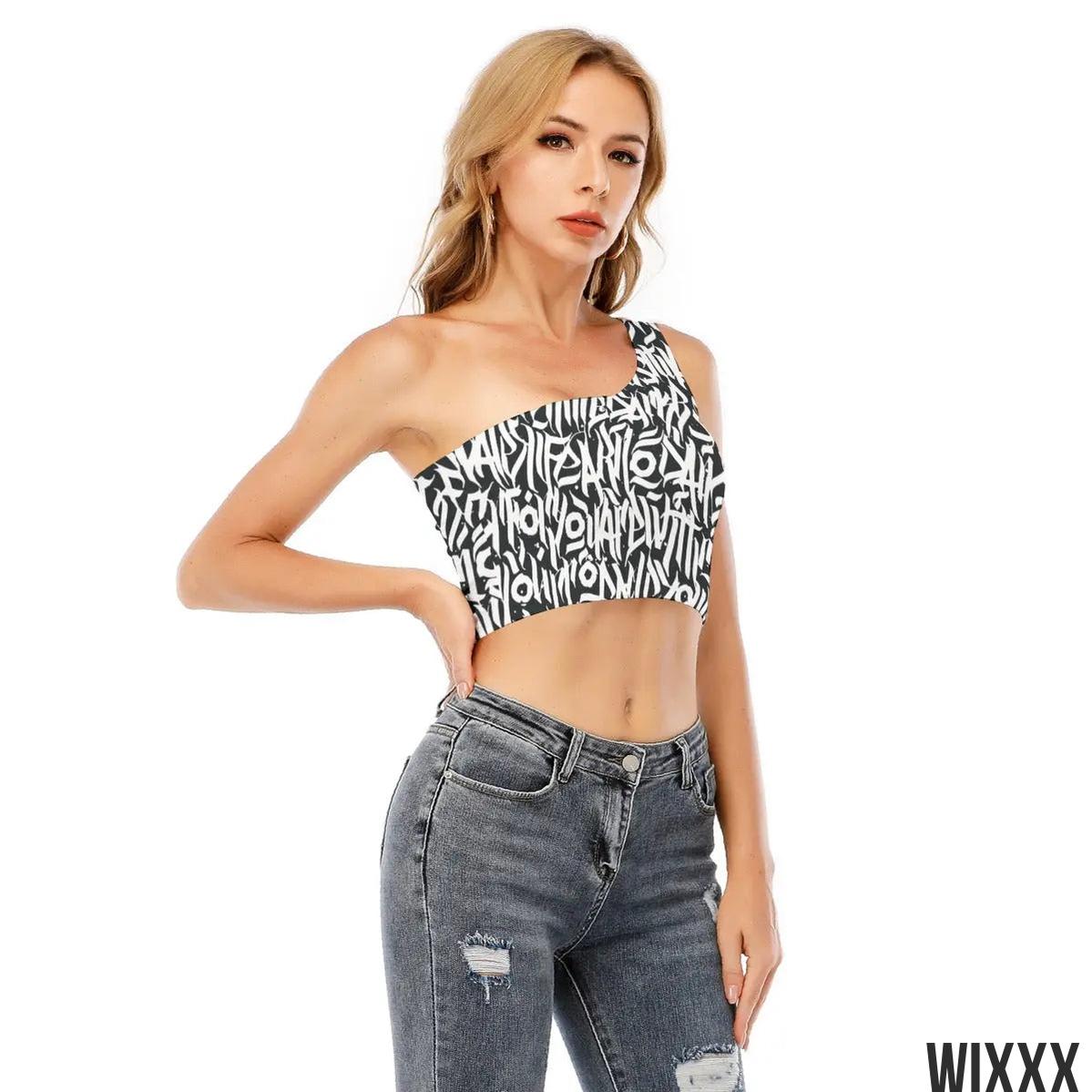 One Shoulder CropApparel & Accessories > Clothing
