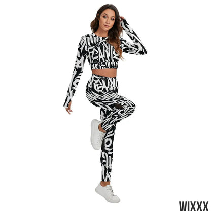 Sport Set With Backless Top And LeggingsApparel & Accessories > Clothing > Activewear